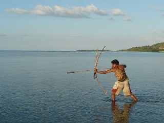 pêche à l'arc