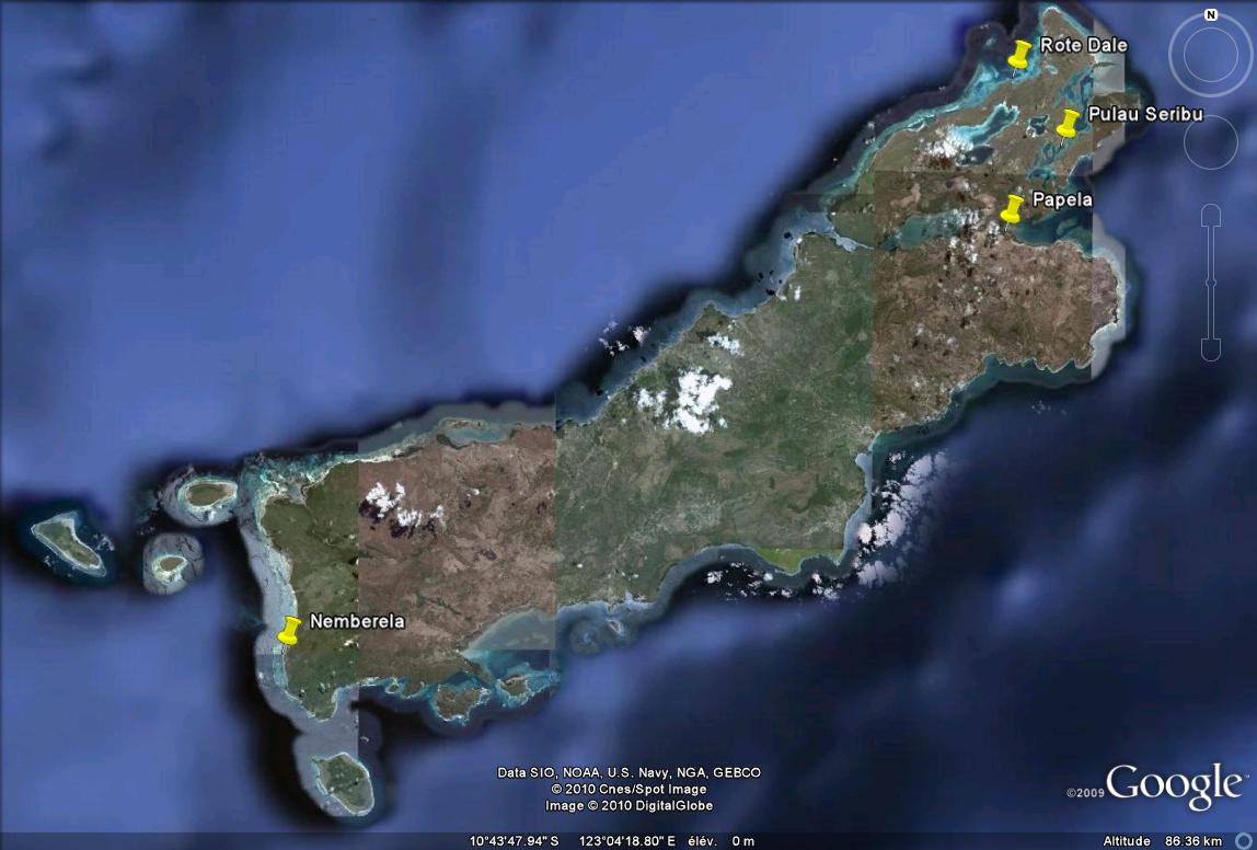 carte de pulau roti